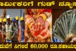 ಕಾರ್ಮಿಕರಿಗೆ ಗುಡ್‌ ನ್ಯೂಸ್‌: ಮದುವೆಗೆ ಸಿಗಲಿದೆ 60,000 ರೂ.ಸಹಾಯಧನ