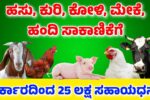 ರಾಷ್ಟ್ರೀಯ ಜಾನುವಾರು ಮಿಷನ್ ಯೋಜನೆ (NLM): ಕುರಿ, ಕೋಳಿ, ಮೇಕೆ ಸಾಕಾಣಿಕೆಗೆ ₹25 ಲಕ್ಷವರೆಗೆ ಸಬ್ಸಿಡಿ