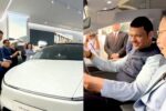 ದೇಶದ ಮೊದಲ ಟೆಸ್ಲಾ ಕಾರನ್ನು ಉದ್ಘಾಟಿಸಿದ CM